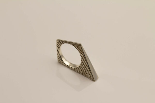925 Silberring, Ossa Sepia Guss
