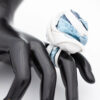 Schmuck aus Textil, textilerschmuck, Stoffring