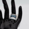 Schmuck aus Textil, textilerschmuck, Stoffring