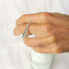 925 Silberring, Ossa Sepia Guss
